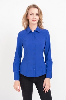 Женская рубашка синего цвета Marimay