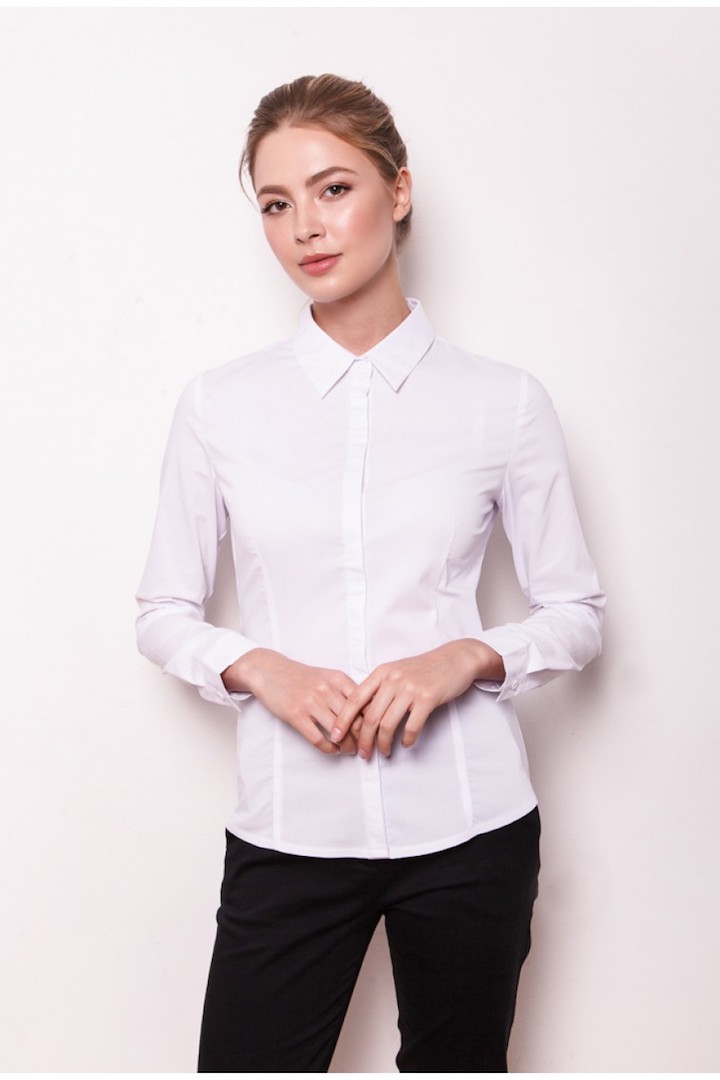 Фото товара 15341, блузка с брошью